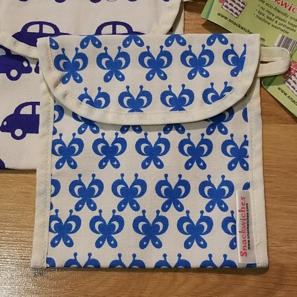 Snackwiches reusable ecofriendly snack bags set 2 - Picture 3 of 4
